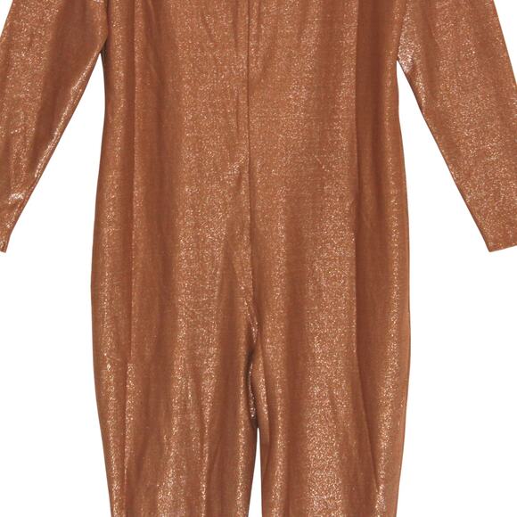 SKIMS Shimmer Catsuit Full Length Bodysuit Copper 3X NWT - Picture 7 of 9